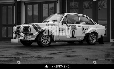 1979 Ford Escort 'WTW 527S' en exposition à l'Assemblée Motorsport qui s'est tenue au Bicester Heritage Centre le 26th mars 2023. Banque D'Images