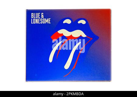 Blue & Lonesome - Rolling Stones Card couverture de CD de musique. cym Banque D'Images