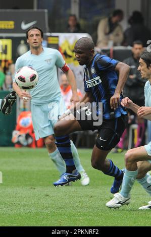 Milan, Italie, 23/04/2011 : Samuel ETO’o pendant le match Inter Lazio Banque D'Images