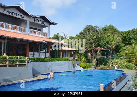 Hotel Panorama, Uniwatuna, Sri Lanka, Asie Banque D'Images