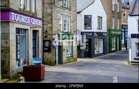 Commercial Street, Lerwick, Shetland Islands, Écosse Banque D'Images