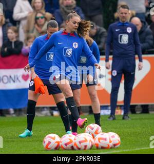 ZEIST, PAYS-BAS - AVRIL 8 : Lieke Martens lors d'une session de formation de l'équipe de football des femmes néerlandaises au campus de la KNVB sur 8 avril 2023 à Zeist, pays-Bas (photo de Patrick Goosen/Orange Pictures) Banque D'Images