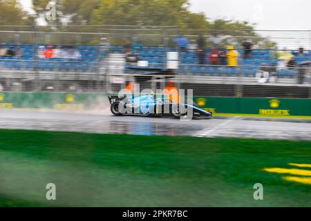 Amaury Cordeel de Belgique pilotant le circuit Invicta Virtuosi (15) pendant les qualifications F2 au Grand Prix de Formule 1 d'Australie. Banque D'Images