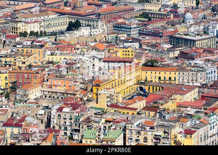 Italien, Neapel, Blick vom Castel Sant'Elmo Banque D'Images