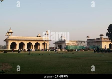 New delhi, inde 06 décembre 2018:- Diwan e khaas mahal à l'intérieur de lal qila Banque D'Images