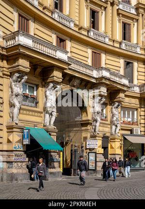 Italien, Neapel, Piazza Nicola Amore am Corso Umberto I., Nord-Ouest-Seite Banque D'Images