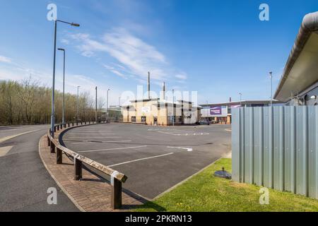 Domaine industriel de Ravenhead à St Helens, Merseyside Banque D'Images