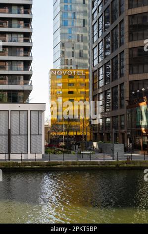 04.04.2023. Londres, Royaume-Uni. Hôtel Novotel dans le quartier financier de Canary Wharf. Banque D'Images