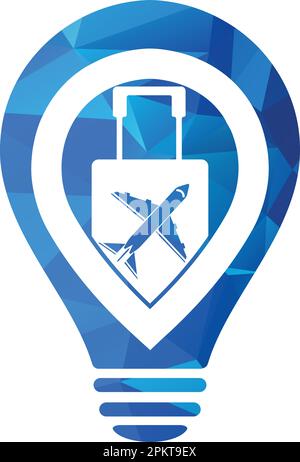 Modèle de logo point Travel logo Vector logo design pour les voyages d'affaires. Icône de modèle de vecteur de voyage pour les vacances. Illustration de Vecteur