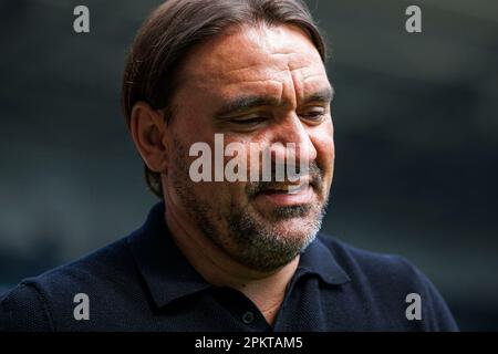 Monchengladbach, Allemagne. 09th avril 2023. Firo : 04/09/2023, football, 1st ligue, 1st Bundesliga, Saison 2022/2023, Borussia Monchengladbach - VfL Wolfsburg entraîneur Daniel Farke (Borussia Monchengladbach) portrait, crédit: dpa/Alay Live News Banque D'Images