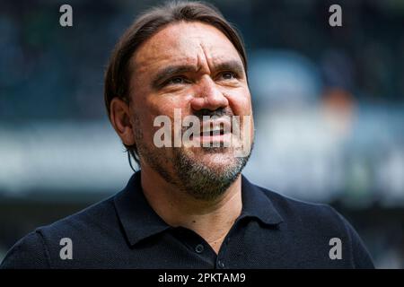 Monchengladbach, Allemagne. 09th avril 2023. Firo : 04/09/2023, football, 1st ligue, 1st Bundesliga, Saison 2022/2023, Borussia Monchengladbach - VfL Wolfsburg entraîneur Daniel Farke (Borussia Monchengladbach) portrait, crédit: dpa/Alay Live News Banque D'Images