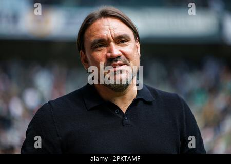 Monchengladbach, Allemagne. 09th avril 2023. Firo : 04/09/2023, football, 1st ligue, 1st Bundesliga, Saison 2022/2023, Borussia Monchengladbach - VfL Wolfsburg entraîneur Daniel Farke (Borussia Monchengladbach) portrait, crédit: dpa/Alay Live News Banque D'Images