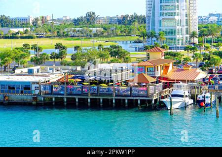 Cap Canaveral, Floride - 29 janvier 2023 : le Cap Canaveral abrite Port Canaveral, l'un des ports de croisière les plus fréquentés du monde, et fait partie d'un r Banque D'Images