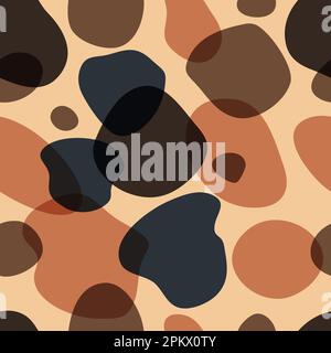 Motif en pierre abstraite sans couture Illustration de Vecteur