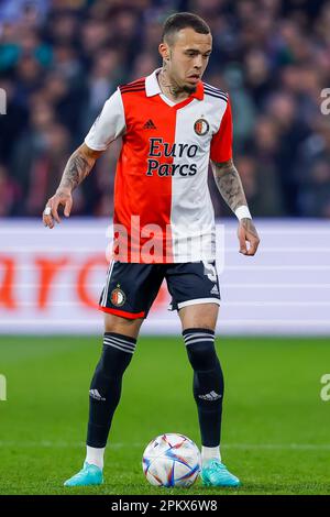 09-04-2023: Sport: Feyenoord v RKC ROTTERDAM, PAYS-BAS - AVRIL 9: Quillindschy Hartman (Feyenoord Rotterdam) pendant le match Eredivisie Feyenoord Banque D'Images