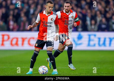 09-04-2023: Sport: Feyenoord v RKC ROTTERDAM, PAYS-BAS - AVRIL 9: Quillindschy Hartman (Feyenoord Rotterdam) pendant le match Eredivisie Feyenoord Banque D'Images