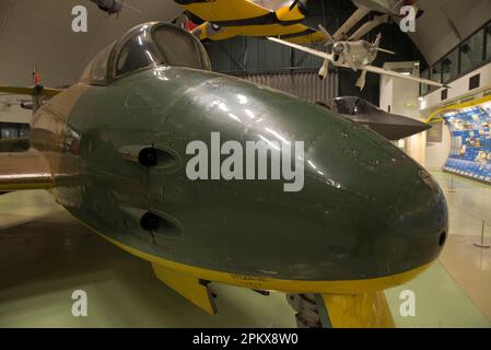Gloster Meteor F8 au RAF Museum de Londres Banque D'Images
