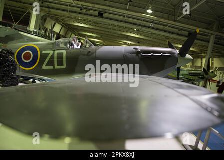 Spitfire MKV au RAF Museum de Londres Banque D'Images