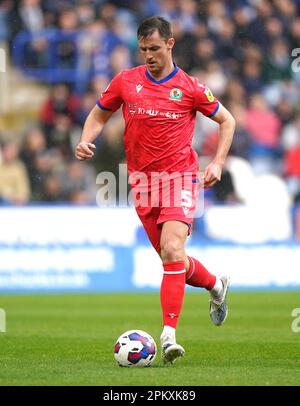 Dominic Hyam de Blackburn Rovers en action pendant le championnat Sky Bet au stade John Smith, Huddersfield. Date de la photo: Lundi 10 avril 2023. Banque D'Images