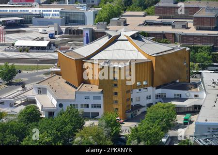 Salle de musique de chambre, Philharmonie, Kulturforum, Tiergarten, Mitte, Berlin, Allemagne Banque D'Images