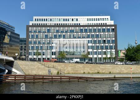 Chambre de la Conférence de presse fédérale, Schiffbauerdamm, Mitte, Berlin, Allemagne Banque D'Images