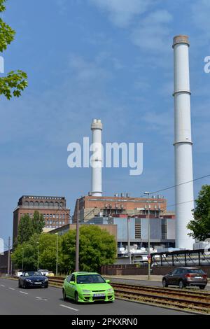 Centrale électrique de Klingenberg, Koepenicker Chaussee, Rummelsburg, Lichtenberg, Berlin, Allemagne Banque D'Images