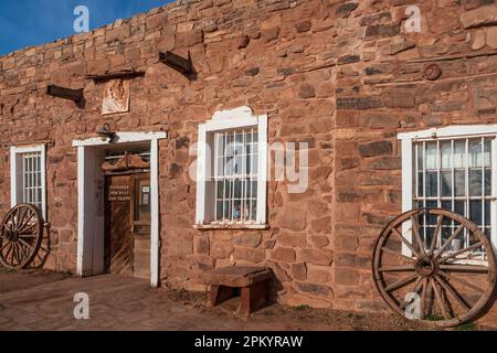 Site historique national de Hubbell Trading Post, Ganado, Arizona. Banque D'Images