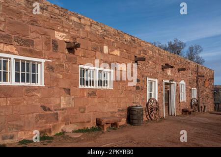 Site historique national de Hubbell Trading Post, Ganado, Arizona. Banque D'Images