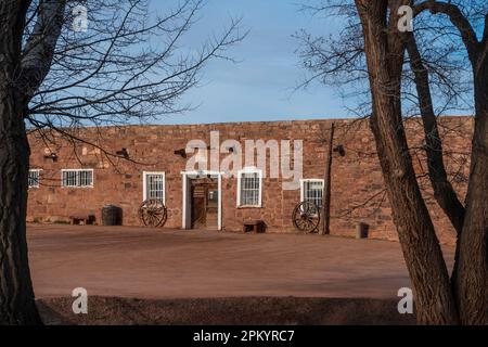 Site historique national de Hubbell Trading Post, Ganado, Arizona. Banque D'Images