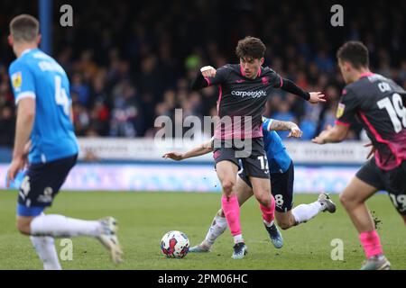 Peterborough, Royaume-Uni. 10th avril 2023. Joshua Key (EC) au Peterborough United contre Exeter City EFL League One, au Weston Homes Stadium, Peterborough, Cambridgeshire. Crédit : Paul Marriott/Alay Live News Banque D'Images