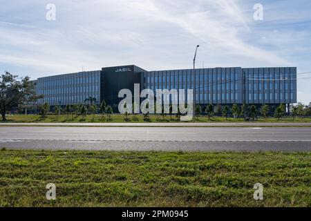 Quartier général de Jabil à St. Petersburg, FL, États-Unis. Banque D'Images