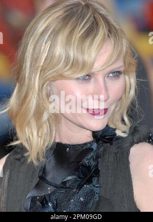 Kirsten Dunst, première britannique de Spider-Man 3, Odeon Leicester Square, Londres, Royaume-Uni Banque D'Images