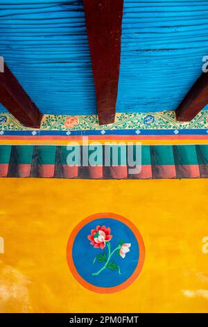 Couleurs du Monastère Sani, Zanskar, Ladakh, Inde Banque D'Images