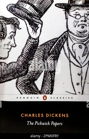 The Pickwick Papers roman de Charles Dickens 1836 Banque D'Images