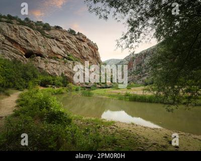 Canyon de Kazankaya (vallée de Kazankaya). Canyons naturels touristiques de Turquie. Aydincik, Yozgat, Turquie Banque D'Images