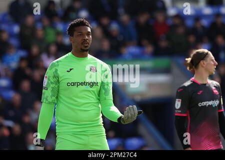 Peterborough, Royaume-Uni. 10th avril 2023. Jamal Blackman (EC) au Peterborough United contre Exeter City EFL League One, au Weston Homes Stadium, Peterborough, Cambridgeshire. Crédit : Paul Marriott/Alay Live News Banque D'Images