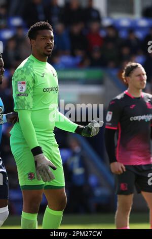 Peterborough, Royaume-Uni. 10th avril 2023. Jamal Blackman (EC) au Peterborough United contre Exeter City EFL League One, au Weston Homes Stadium, Peterborough, Cambridgeshire. Crédit : Paul Marriott/Alay Live News Banque D'Images