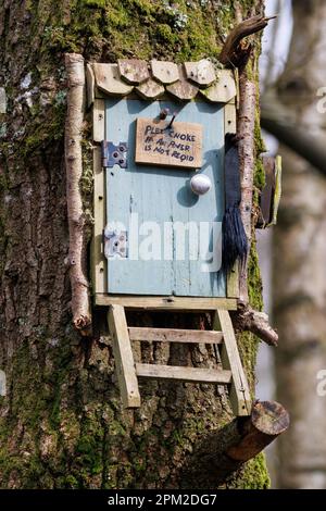 Owls House, un endroit dans Hundred Acre Wood où l'AA Milne caractère Owl est dit vivre. Ashdown Forest, Sussex, Royaume-Uni Banque D'Images