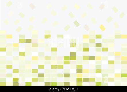 un rectangle vert sans couture est mis en mosaïque sur un fond blanc Illustration de Vecteur