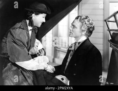 MARGARET LINDSAY et JAMES CAGNEY dans FRISCO KID 1935 réalisateur LLOYD BACON robes Orry-Kelly Warner Bros. Banque D'Images