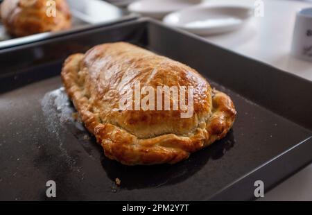 Wellington de bœuf maison avec pâte feuilletée Banque D'Images