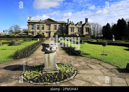 L'abbaye et les jardins de Coombe, près de Coventry City, Warwickshire, Angleterre, Royaume-Uni Banque D'Images