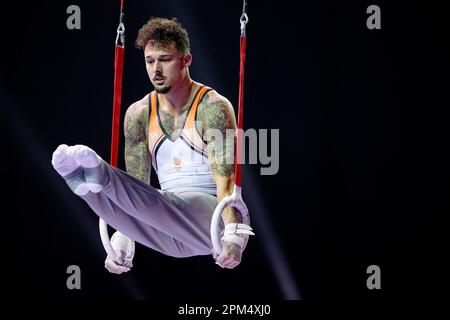 ANTALYA - Nico van den Boogaard en action sur les anneaux pendant les championnats européens à Antalya, Turquie. ANP IRIS VAN DEN BROEK pays-bas hors - belgique hors Banque D'Images