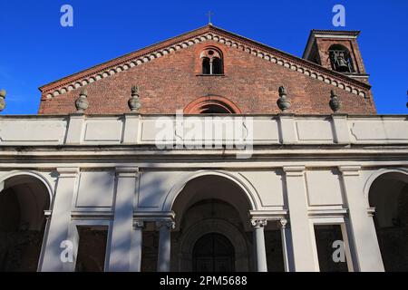 Abbaye de Santa Maria di Rovegnano , complexe monastique cistercien à Milan, Lombardie, Italie Banque D'Images