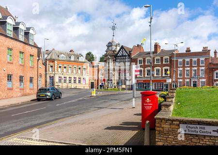 High Street de Mill Street, la ville royale de Sutton Coldfield, West Midlands, Angleterre, Royaume-Uni Banque D'Images
