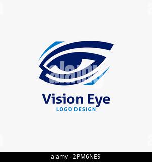 Logo Vision Eye Illustration de Vecteur
