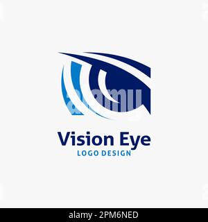 Logo Vision Eye Illustration de Vecteur