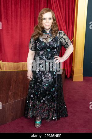 New York, États-Unis. 11th avril 2023. Alex Borstein participe à la première finale de la saison 5 de la « merveilleuse Mme Maisel » d'Amazon Prime Video à la salle Highlight à la Highline standard de New York sur 11 avril 2023. (Photo de Lev Radin/Sipa USA) crédit: SIPA USA/Alay Live News Banque D'Images