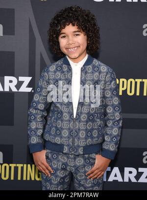 11 avril 2023, Hollywood, Californie, États-Unis: Atticus Woodward assiste à la première de Los Angeles de la saison 2 ''Blindspotting'' de STARZ, (Credit image: © Billy Bennight/ZUMA Press Wire) USAGE ÉDITORIAL SEULEMENT! Non destiné À un usage commercial ! Banque D'Images