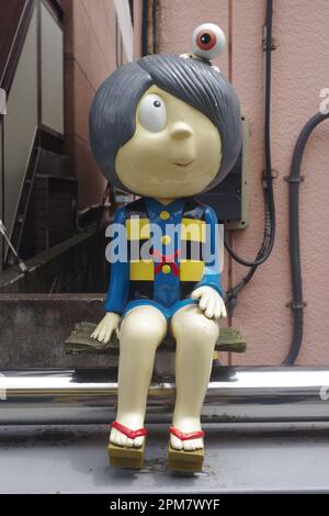 Gegege no Kitaro caractère à Chofu, Tokyo, Japon Banque D'Images